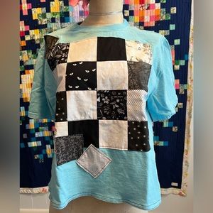 Checkered Quilt Tee Shirt